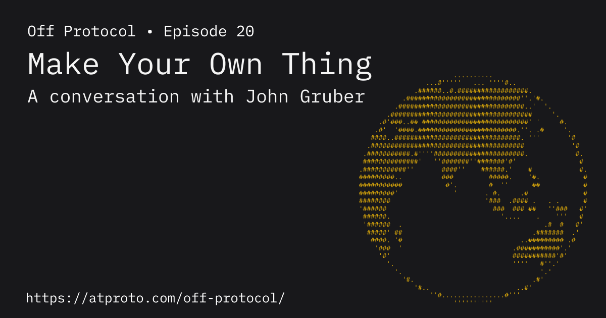 Yours Truly on Off Protocol With Jim Ray