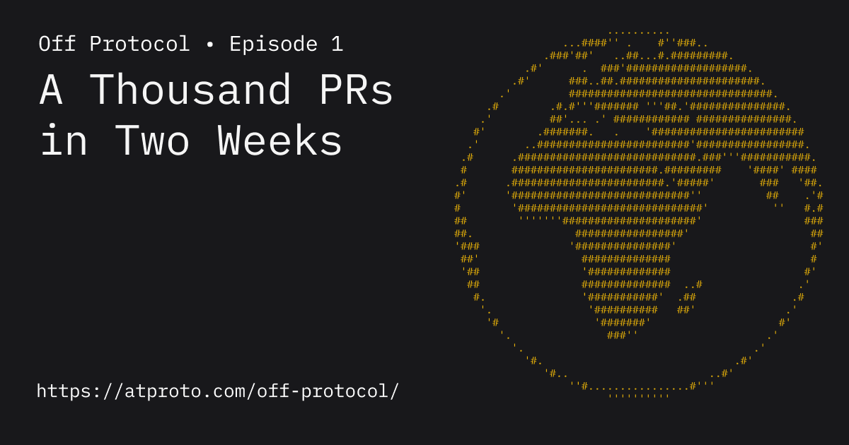 A Thousand PRs in Two Weeks: Building NPMX - AT Protocol