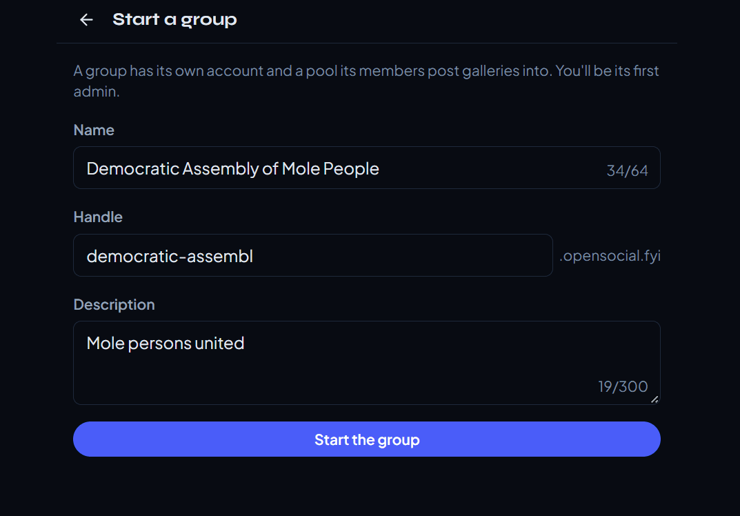New group in Grain.social