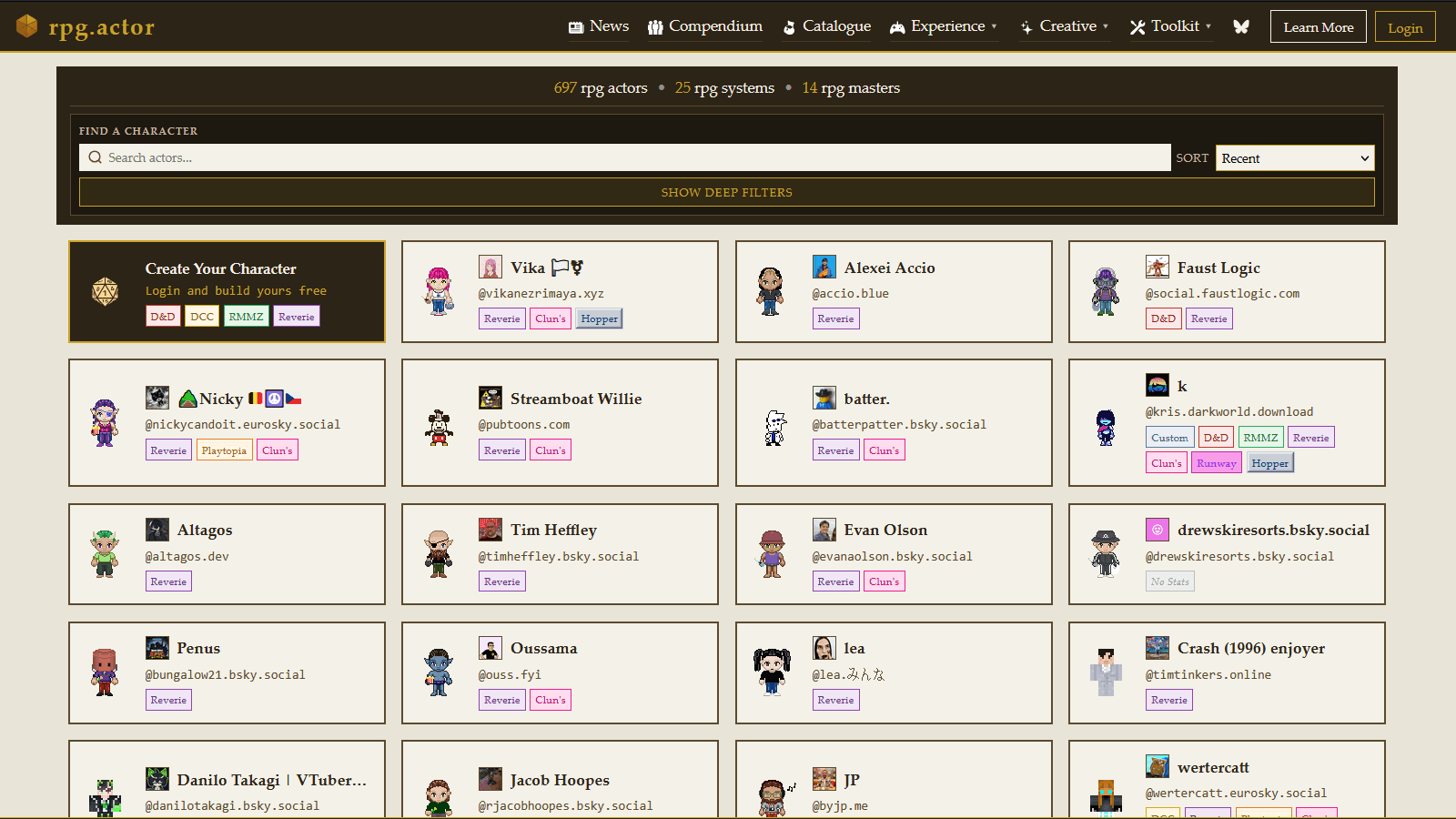 rpg.actor characters